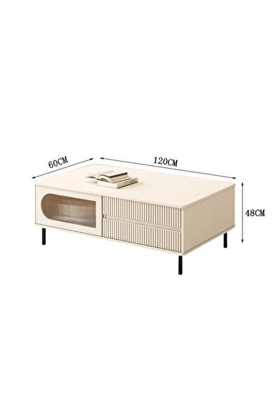 KEKE Luxury Multifunctional Rectangle Coffee Table