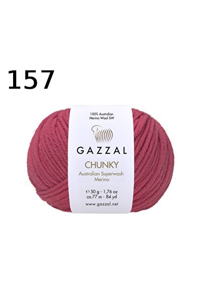GAZZAL İPLİK Gazzal Chunky %100 Superwash Avustralya Merino Yünü 50 gr 77 mt ...