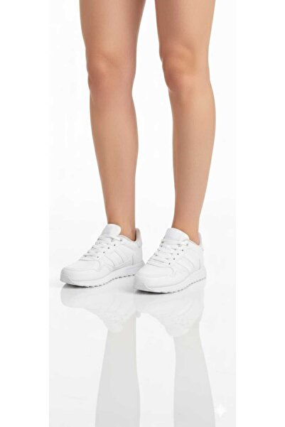Moda Kadıköy Women's White Waterproof Sneaker Shoes