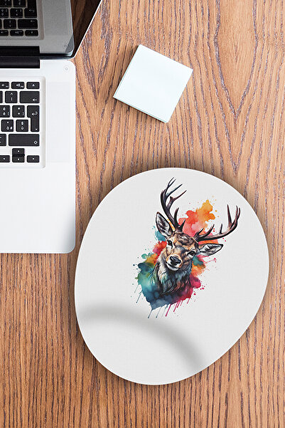 Ormira Konsept لوحة ماوس ملونة على شكل غزال مطبوع