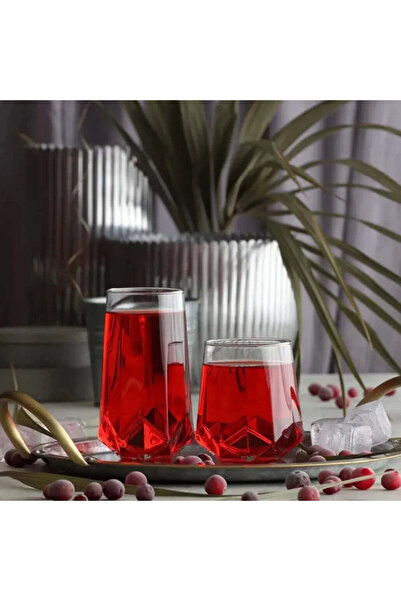 LAV Set of 12 Valeria Glasses, 460 ml (for terrace, pool, events)