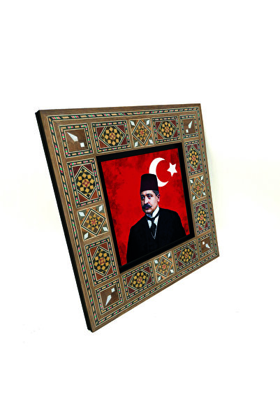 Sadrazam Talat Pasha Printed Wooden Mdf Levant Table 20cm X 20cm |   1G-Talat1