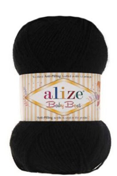 Alize Baby Best Black 1 Piece Collar: 60