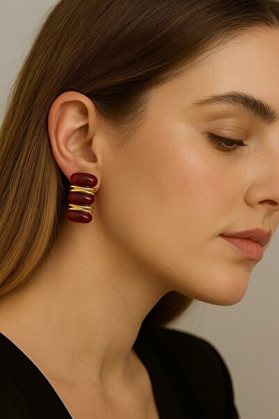 mos&more Brand Model, Brown Light Women's Earrings
