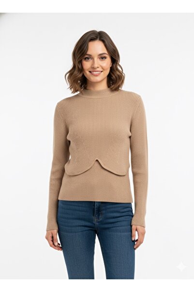 ModaPlaza Women's Knitwear Crop Blouse 15474