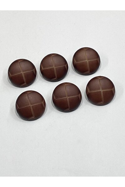 karantuhafiye أزرار معطف إيطالية / D مظهر جلدي / داكنة اللون / مجموعة من 6/ 2...