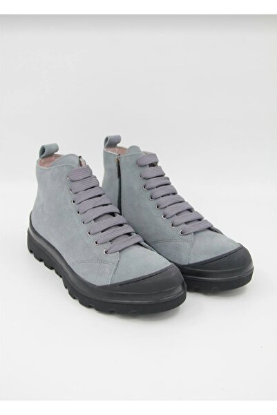 Freefoot Hakiki Süet Deri Açık Mavi Bot