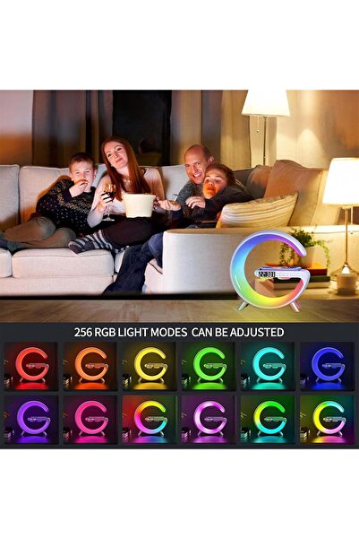 TheMohrim Smart Multi-Functional Wireless Charger Atmosphere Lamp (Black)