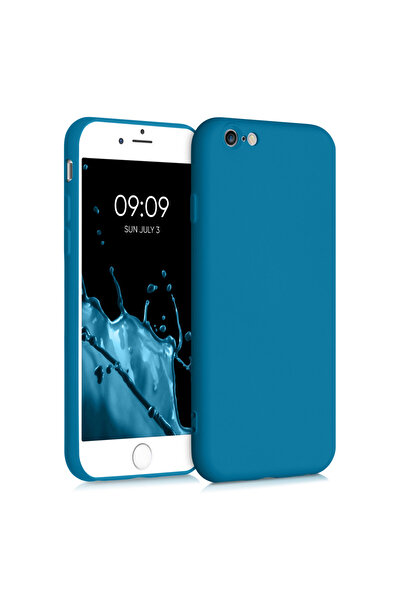 KWmobile Case for iPhone 6 / iPhone 6s, Silicone, Blue, 49980.224