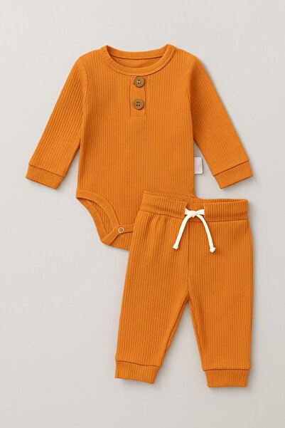 nevrankids Basic Badili Ribbed Bodysuit Set 3 Months - 2 Years