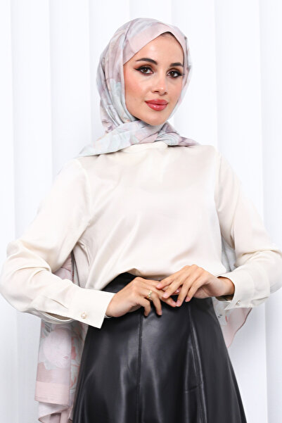 İmajButik Powder Patterned Soft Digital Shawl