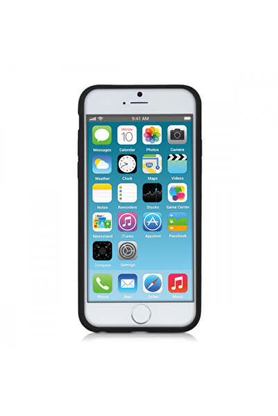 KWmobile Case for Apple iPhone 6 / iPhone 6s, Silicone, Black, 33100.01