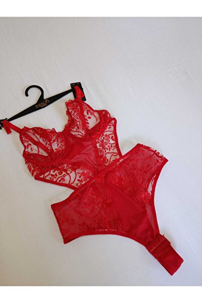 VALERIA KIRMIZI BODYSUİT