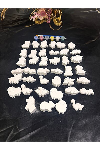 magnocandles 40 adet Hayvanlar Alemi Kendin Boya, Çocuk Etkinlik, Dıy Boyama ...