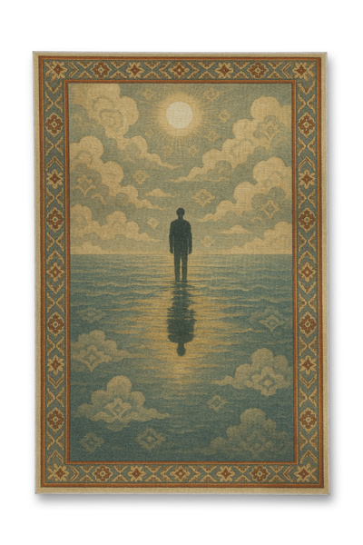 Rugs Modern Halı سجادة ديكور حديثة من MOSSO بنمط البحر والسيلويت المجرد على خ...