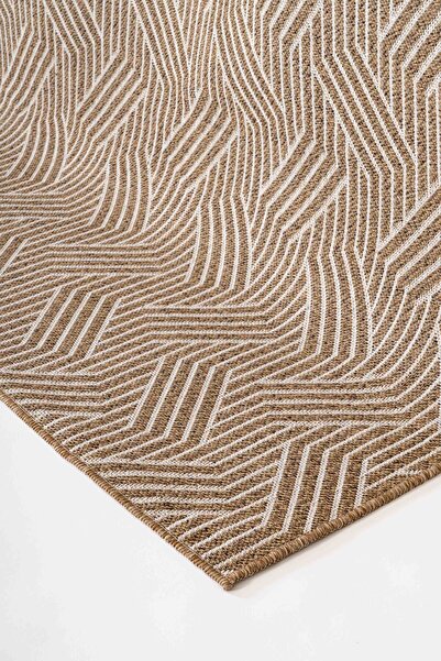 Lorente Home Alegra Brown Woven Jute Non-Slip Base Sisal Rug Washable Kitchen Carpet1835