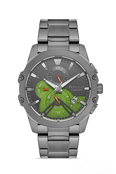 Ferrucci Ferrucci̇ Fcf 03230Fm.03 Steel Cord Men's Wristwatch