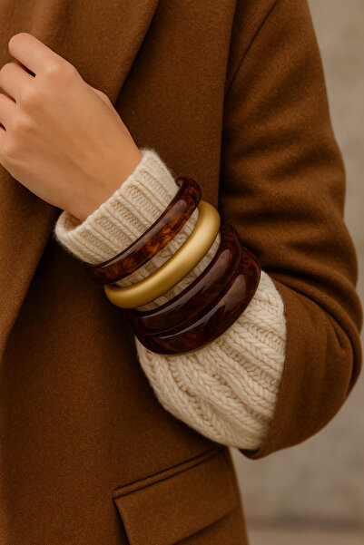 Vi store Kahve Kemik Bileklik Seti