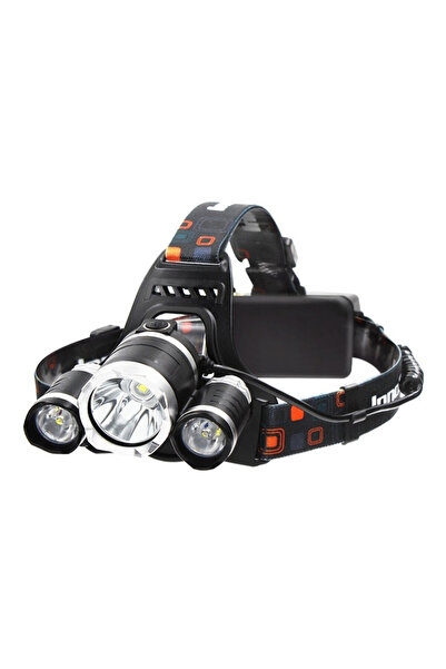 KlaussTech Lanternă 3000lm Xml-t6 2x Xml-u2 LED-uri frontale cu 2x baterii 18650 și încărcător