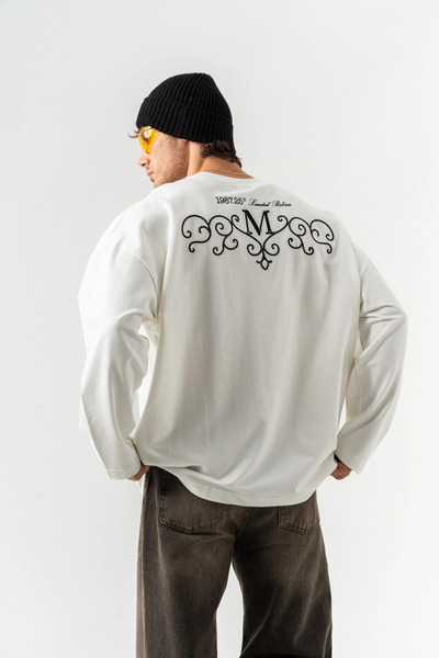 go gang own Nullspace Світшот з вишивкою на спині та велосипедним коміром