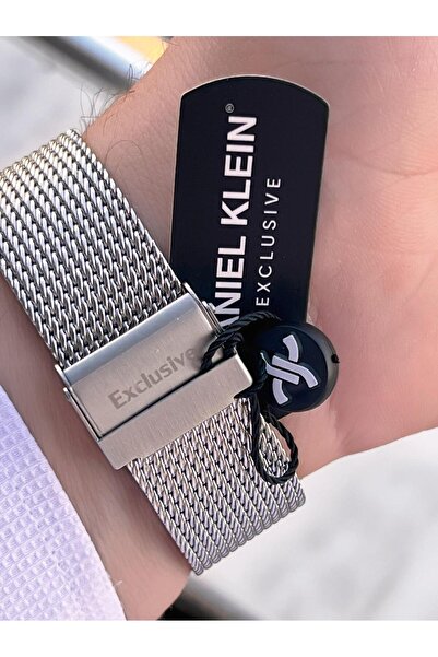 Daniel Klein Men's Wristwatch 30 Meters Water Resistant Steel Band + Bracelet Gift Vs.Blkt.0688