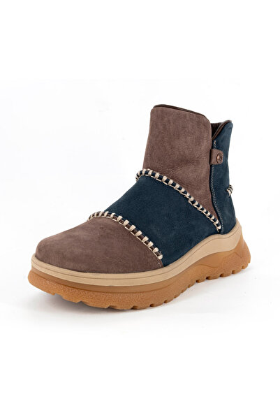 Mammamia 4090 VİZON NUBUK DERİ BOT