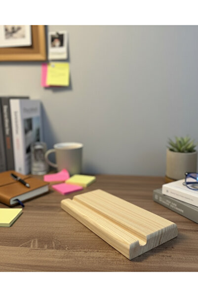 ENSDİZAYN Ahşap Tablet Standı Tablet Tutucu Tüm Tablet Modelleriyle Uyumlu