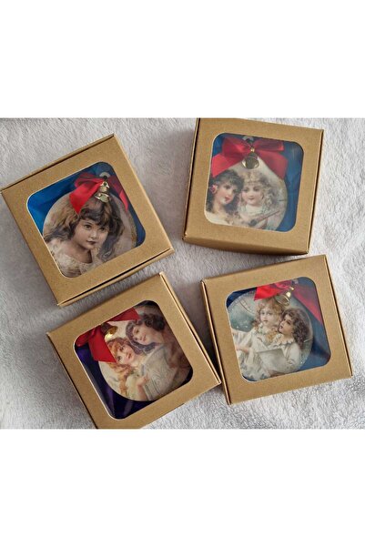 Handmade SET 4 pcs handmade globes 8 cm