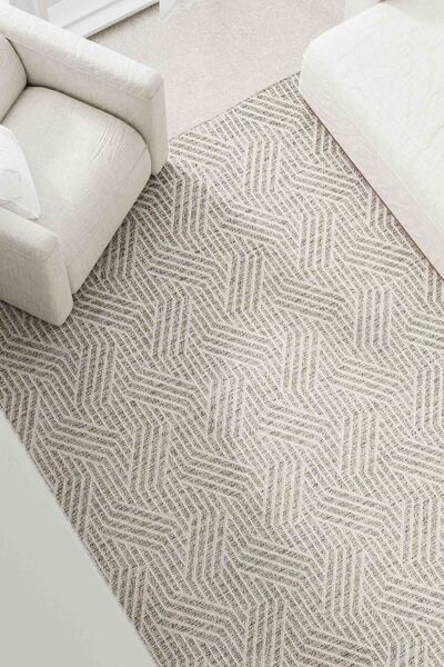 Lorente Home Alegra Gray Woven Jute Non-Slip Base Sisal Rug Washable Kitchen Carpet 1830