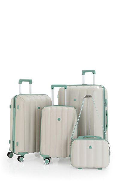 MÇS 305 POLİPROPİLEN KIRILMAZ 4 LÜ VALİZ SETİ