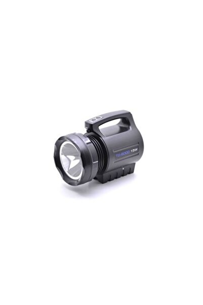 KlaussTech Portable Flashlight With 15w Led With Battery Td-6000