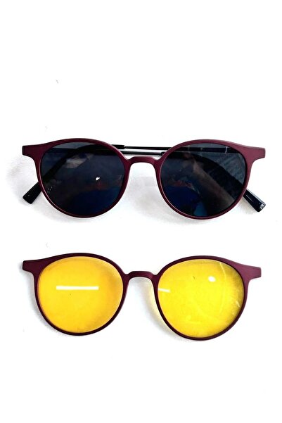 Avva 2124 C4 Polarized&Anti-Glare Clip-On Unisex Sunglasses