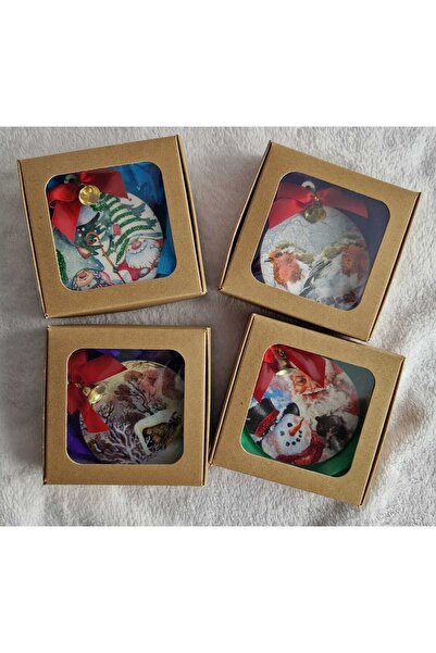 Handmade SET 4 pcs handmade globes 8 cm