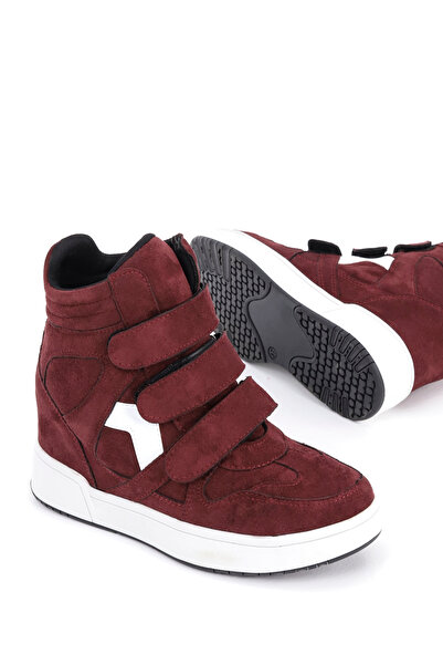 Mamito Ayakkabı Izabella Velcro Internal Hidden Heel Half Boots