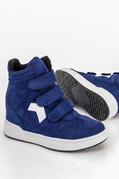 Mamito Ayakkabı Izabella Velcro Internal Hidden Heel Half Boots