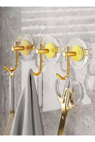 Generic Heavy Duty Adhesive Hooks,4 Pieces Waterproof Towel Hanger Hooks For ...