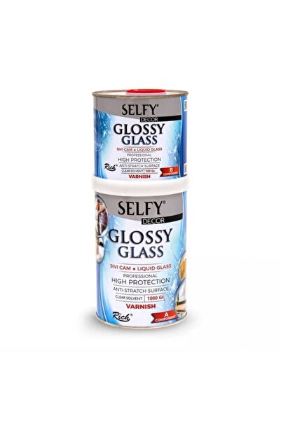 Rich Selfy Decor Glossy Glass Sıvı Cam 1000 gr + 500 gr
