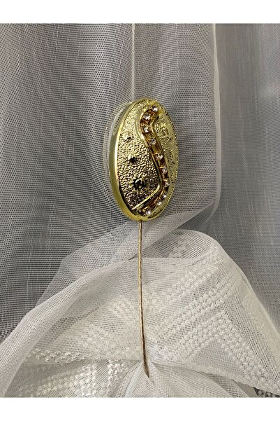 evemoda2021 Mıknatıslı Tül Perde Toplama Mandalı GOLD (1 Adet)