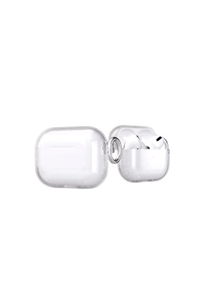 ceppark حافظة متوافقة مع سماعات Movenchy Airpods Pro 2 (الجيل الثاني) - شفافة