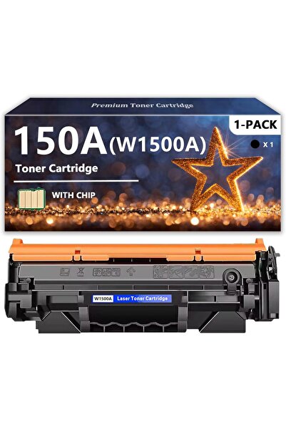 HP 150A W1500A ÇİPLİ Toner Cartridges Laserjet M111 MFP M141 Series, 1 Pack