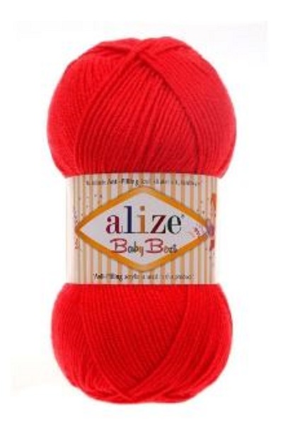Alize Baby Best Red 1 Piece Collar: 56