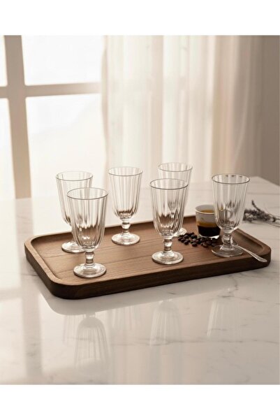 Buğra Home 6 LI KAHVE YANI SU BARDAĞI/125 ML