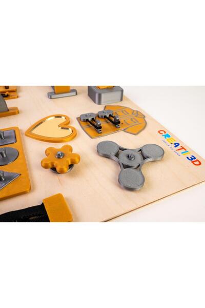 Creatii 3D Busy board – "COMPLEX You took my board..." Gray with gold