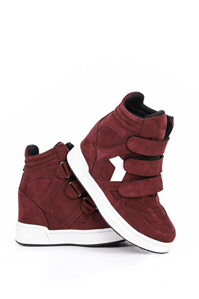 Mamito Ayakkabı Izabella Velcro Internal Hidden Heel Half Boots