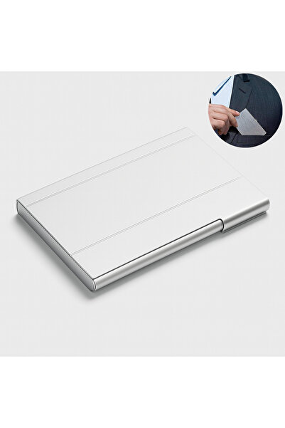Boldy Aluminum Card Holder - Ultra Slim Card Holder - Aluminum Business Card Holder - Slim Metal Card Holder - Slim Credit Card Holder