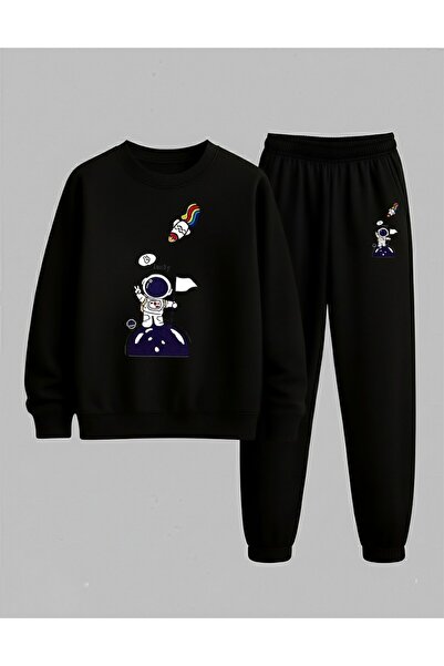 LORVEX Φούτερ - Παιδική φόρμα με λαιμόκοψη ποδηλάτου AYDAN SELAM με στάμπα 3 ...