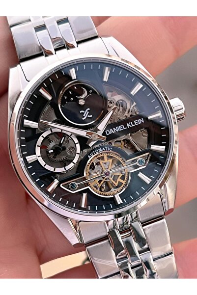 Daniel Klein Automatic Men's Wristwatch 30 Meters Water Resistant Steel Band + Bracelet Gift Vs.B