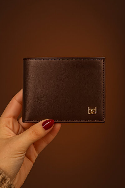 beda Brown Genuine Leather Men's Wallet Guaranteed