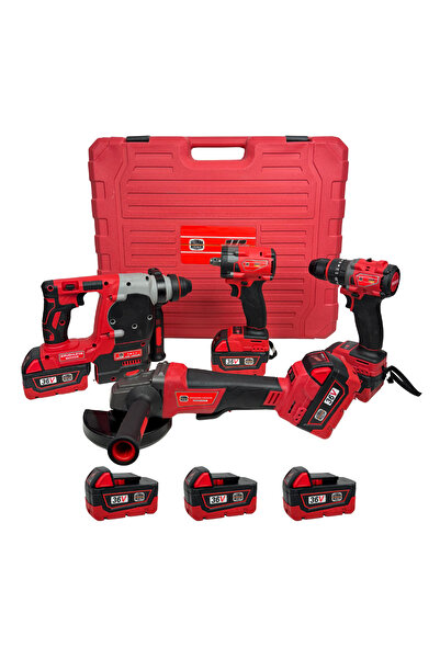 German Meister 4-in-1 Kit, 36V 8Ah with 3 Batteries