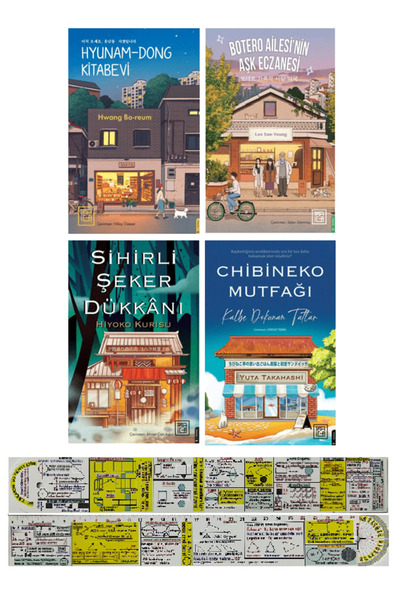 Destek Yayınları Hyunam-Dong Kitabevi+Botero Ailesinin Aşk Eczanesi+Sihirli Ş...